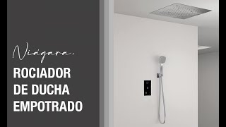 Rociador de ducha empotrado Niagara