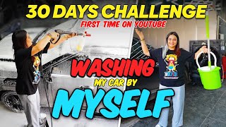 Washing My Own Car🚗 DAY 1 ✅ 30 DAYS CHALLENGE🔥- Kirti Mehra