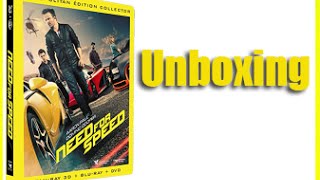 Unboxing - Need for Speed | Blu-ray 3D + Blu Ray + DVD Edition Collector