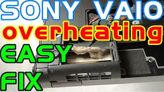 How to Fix Overheating Laptop Fix Sony Vaio Overheating Fan Cleaning Ep. 372