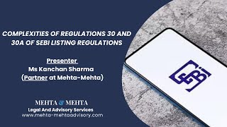 Webinar on Complexities of Regulation 30