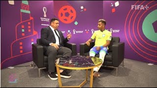 Brazil 1 - 0 Switzerland | Rodrygo post-match interview with R9 Ronaldo