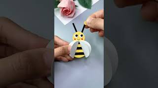 Let's make a round bee Ring that can be worn on a finger| DIY craft #shorts