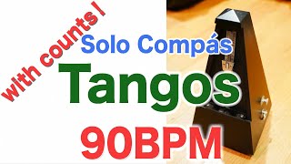 Compas Flamenco Vol.2 Tangos Track 2 - 90bpm Solo Compás. Counts Included for beginners