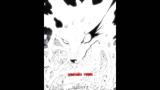 Kurama nov vs then 🦊🔥|| [NARUTO] || #manga #edit #short