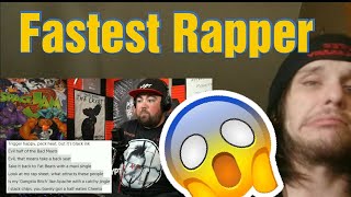 Crypt Rapping Eminem Godzilla At 125% Fastest Rapper In The World / REACTION