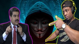 ANONYMUS ENVIA MENSAJE AL DICTADOR MADURO , VENEZOLANO ENOJADO REACCIONA ...