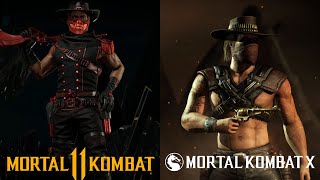 MKX vs MK11 | Which Erron Black Fatal Blow? #fatalblow #erronblack #mkx #mkxl #mk11 #mk11fatalblow