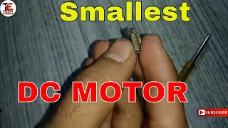 The world's smallest electric motor - Find from your Mobile phone