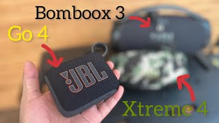 Así llega la JBL GO 4🔥y así se escuchan la JBL BB3 y la XTREME 4 🔥🔥