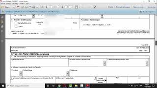 Remplir les formulaires pour Permis d'étude au Canada  Formulaire imm1294f, imm5257b, imm5645f