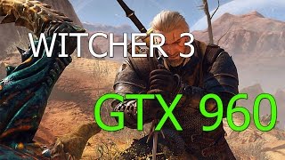 Witcher 3 Ultra  GTX 960 +I5 2400 FPS Test