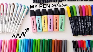 🖌My Pen Collection | Bullet Journaling Supplies (with swatches)