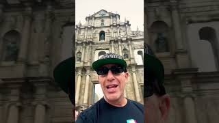 Jan Gregory visits famous Instagram location of Portuguese ruins while on tour in Macau