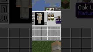 How To Make Oak Wood In Minecraft #Shorts