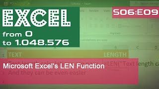 Microsoft Excel's LEN Function