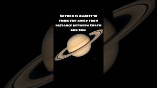 Saturn is more far than Sun #shorts