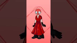 red in dress 👁️👄👁️💅 #animation #roblox #shorts #mem #rainbowfriends