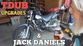 Yamaha TW200 Upgrades & Jack Daniels