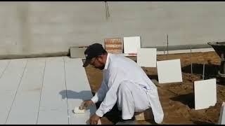 Saudi Arabia Tiles and Marble installation ideas | how to tile Fixing |Floor Stone clading