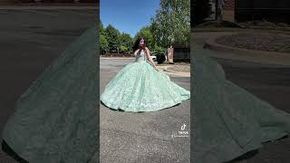 Wintermint Quince Dress #quince #quincedress #ballgown #princess #quinceañera #gown #trending