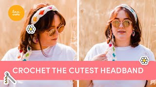 AMAZING Stash Buster Project! | How to crochet a headband for Spring-Summer