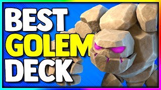 I tried the *BEST* Golem Deck in Clash Royale