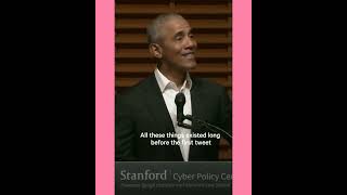 Barack Obama: Social media did not create racism or white supremacist groups...