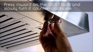 How to replace a Gu10 lightbulb