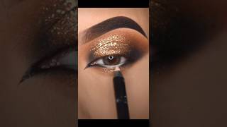 bridal eye makeup golden|golden smokey eye makeup #eyemakeup #goldeneyemakeup