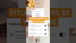 SUPER THANKS, SUPER CHAT & SUPER STICKER DI YOUTUBE | FITUR MONET YOUTUBE #shortvideo #shortsvideo