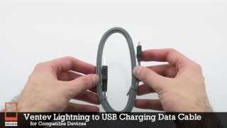 Ventev Lighting to USB Charging Data Cable