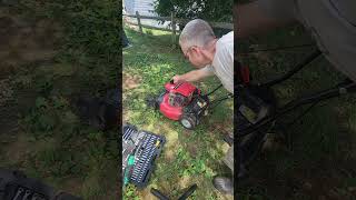 PowerSmart lawn mower won't start? Here is a quick fix! 💪🛠️ #lawnmower #fixed #ethanol