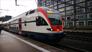 Trains et trafic SBB CFF FFS en gare de Zurich Altstetten [RIP trépied ;-)]