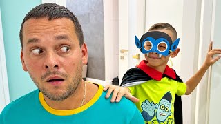 A strange guest in my room! The fun adventures of Sofia and Dad