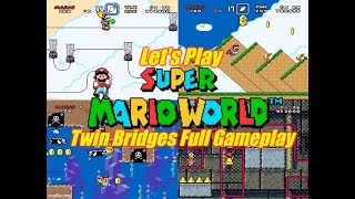 MarioMonday | Let's Play Super Mario World 🎮 - Twin Bridges Full Gameplay 🌉🕹️