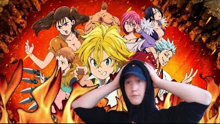 THE SEVEN DEADLY SINS All Openings 1-7 REACTION! - THEY ARE ALL INSNAE