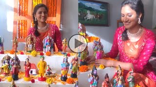 Kannadati Serial Bhuvi Dasara celebration Video | Kannadati Kannada Serial Today Happy Moments