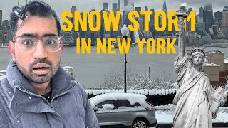 New York me phass gaye | Snow Storm Started 😭