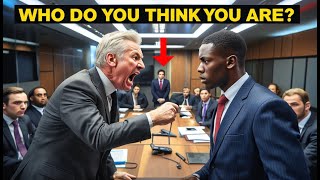 BLACK EXECUTIVE IS HUMILIATED IN MEETING, BUT EVERYTHING CHANGED WHEN HE REVEALED...