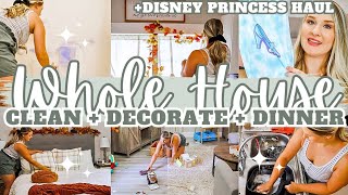 2023 WHOLE HOUSE CLEANING MOTIVATION 🍂  FALL DECORATING | PATPAT DISNEY PRINCESS HAUL | MarieLove