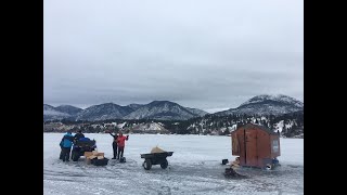 Ice Fishing Hut Windermere Lake 2019