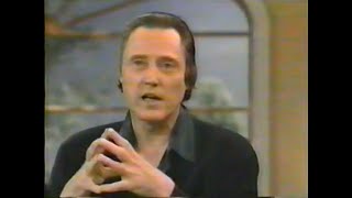 Christopher Walken interview - Live! With Regis & Kathy Lee (1995-08-31)