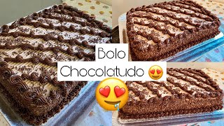 BOLO CHOCOLATUDO 😍 - DECORAÇÃO DE BOLO ESTILO TORTA DE VITRINE.