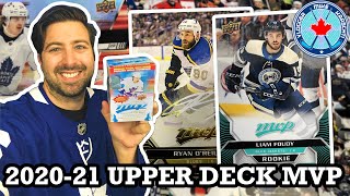 NEW RELEASE! 2020-21 UPPER DECK MVP Hockey Cards! Unboxing! Rookie Cards & Parallels! Box Break