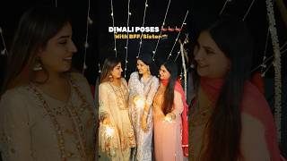 Diwali Poses with BFF/Sisters | Diwali Photoshoot #ashortaday #diwaliwithshanika #shorts #ytshorts