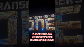 Transformers One Singapore screening #transformers #transformersone