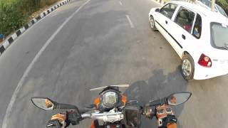 KTM Duke 200 Acceleration minimalistic in city roads