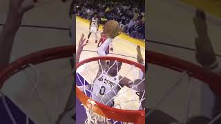 WESTBROOK ALMOST DUNK ON 2 PEOPLE‼️😳🏀 #shorts #funny #tiktok #basketball #nba #instagram