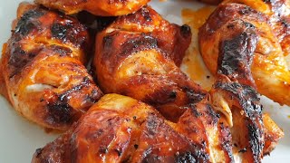 Easy Honey Garlic Chicken Recipe | The Best Juicy Baked Chicken Leg Quarters!